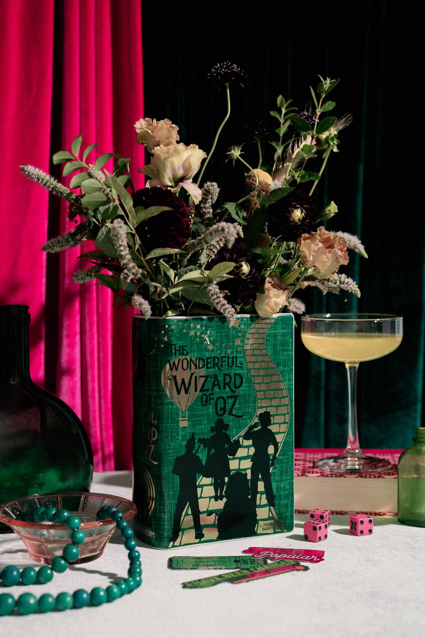Wizard of Oz Book Vase