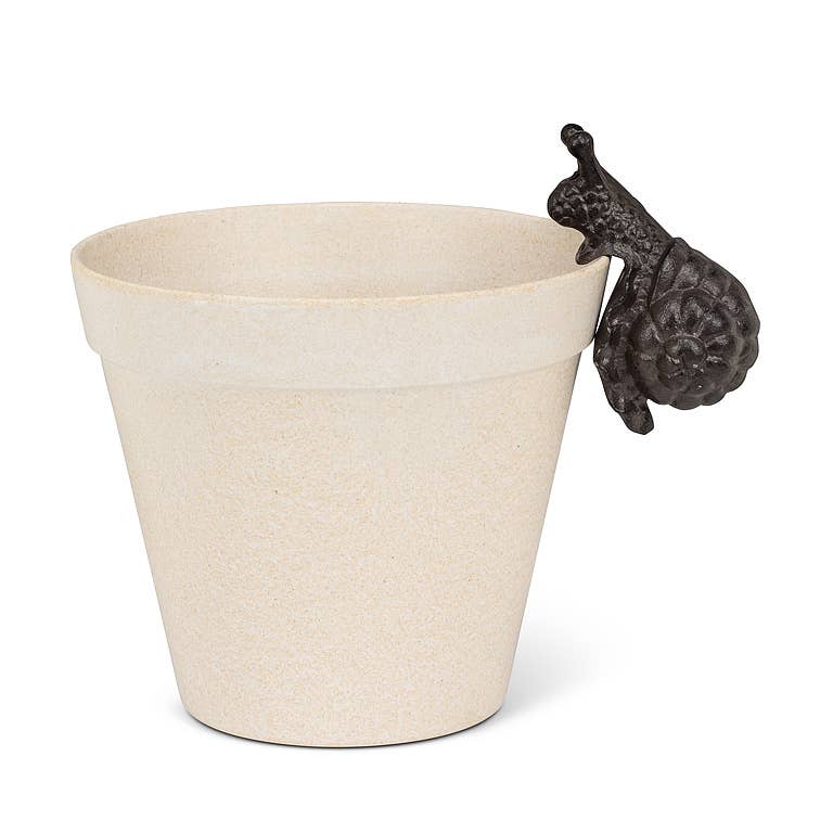 Climbing Snail Pot Hanger-3.5"H
