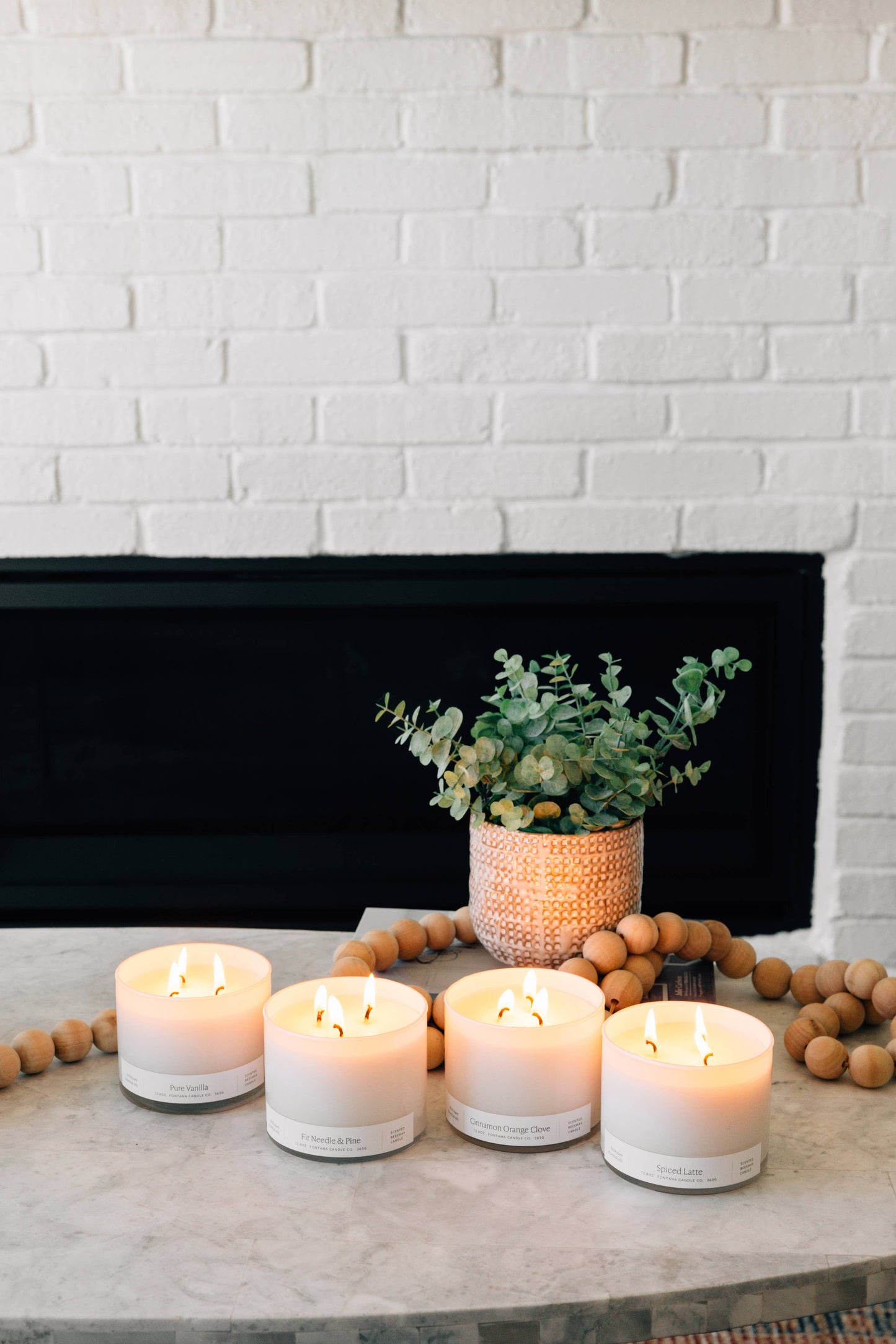 The 3-Wick Beeswax & Coconut Oil Candle Collection: Fir Needle & Pine
