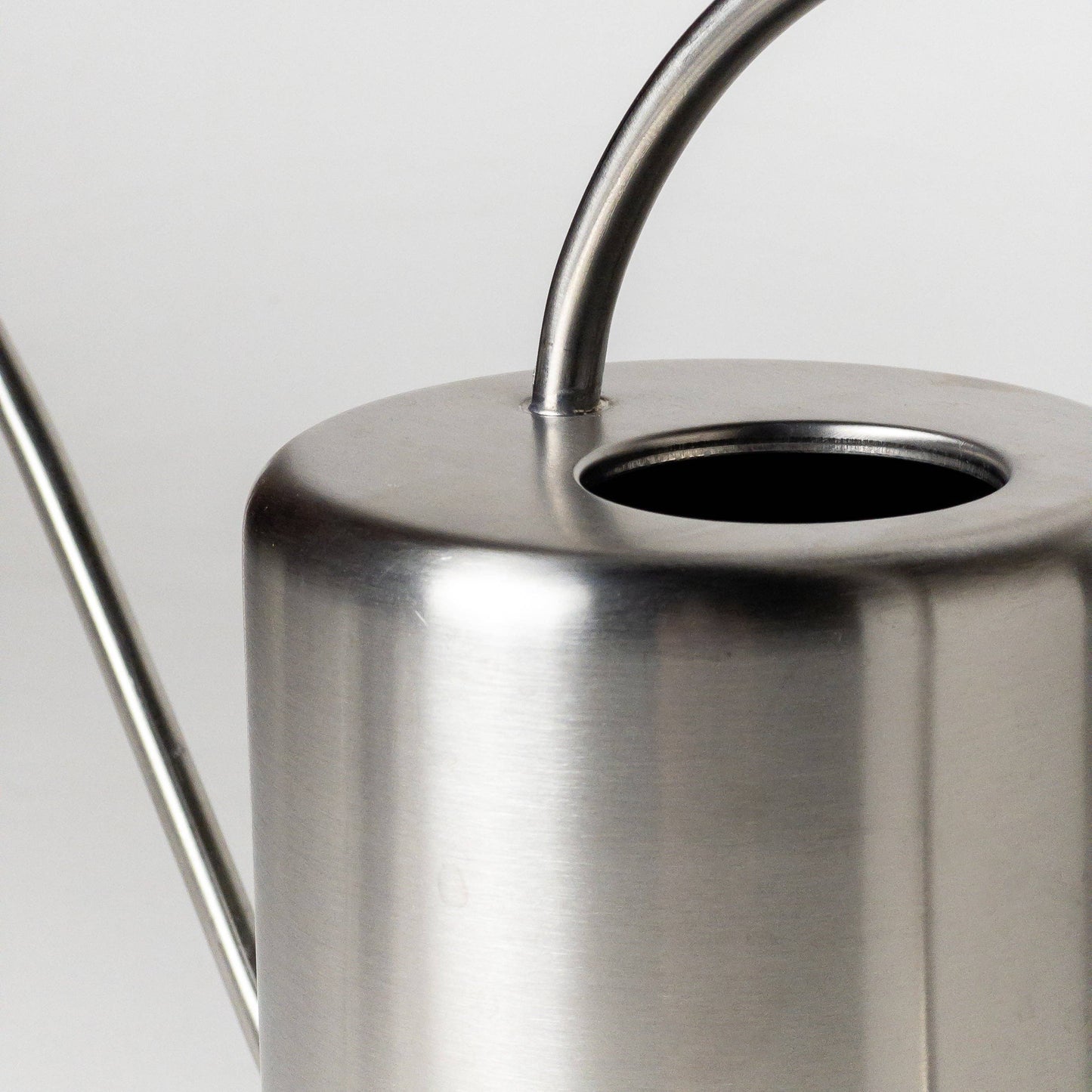 2L Stainless Steel Watering Can: White