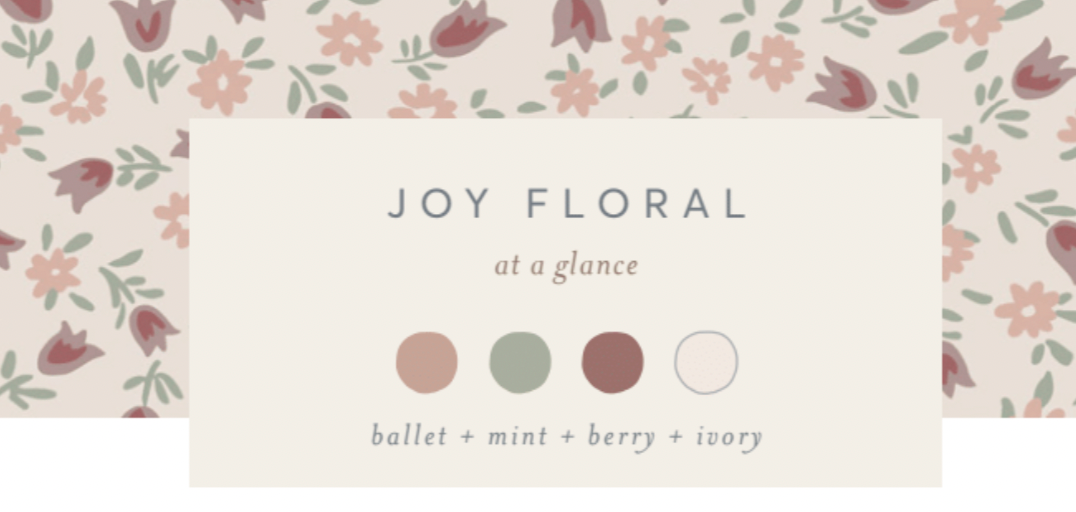 Organic Baby Amelia Romper - Joy Floral: 6-12M