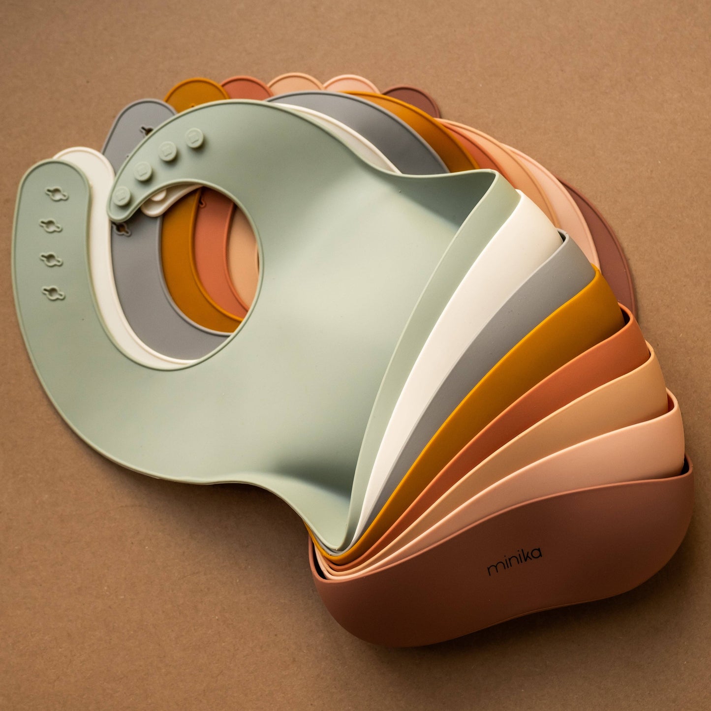 Silicone bib - Sauge