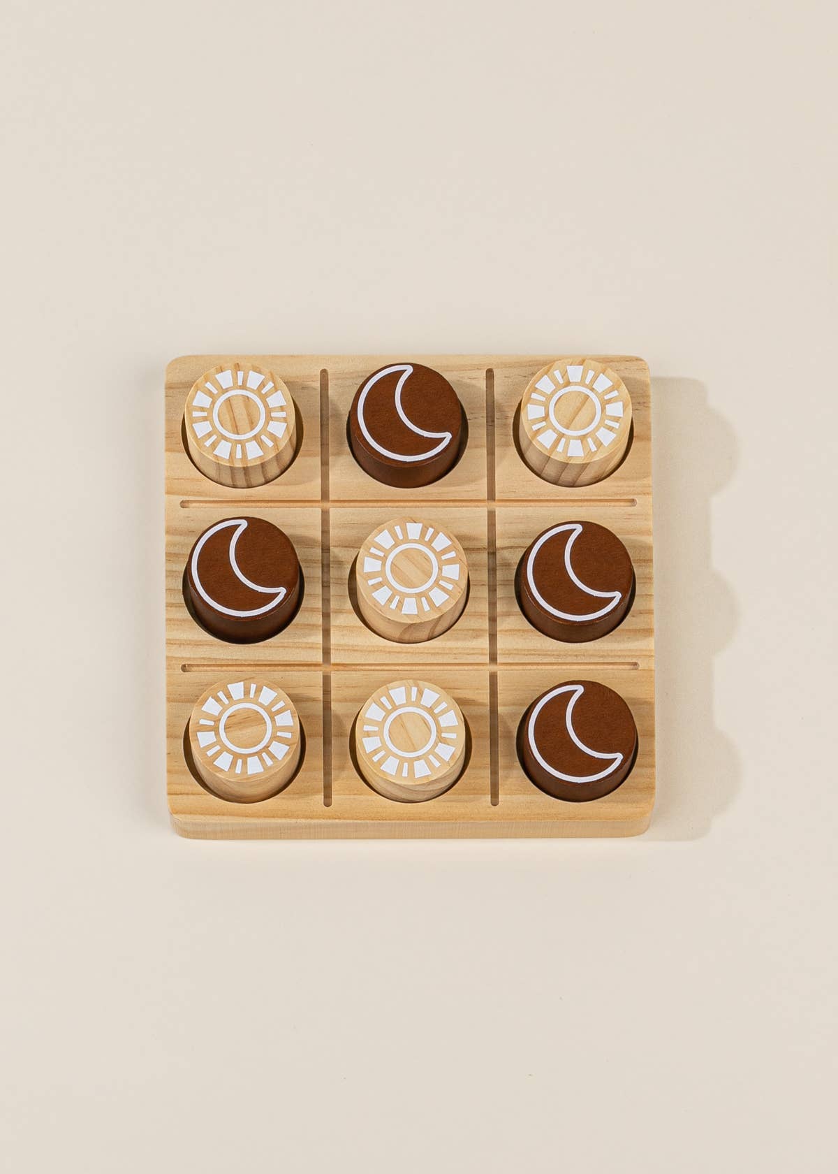 Wooden Tic Tac Toe Playset