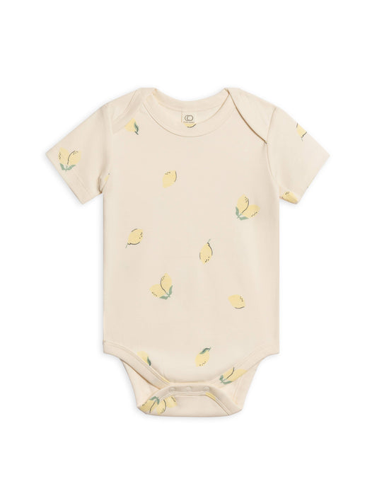 Organic Baby Afton Bodysuit - Lemon