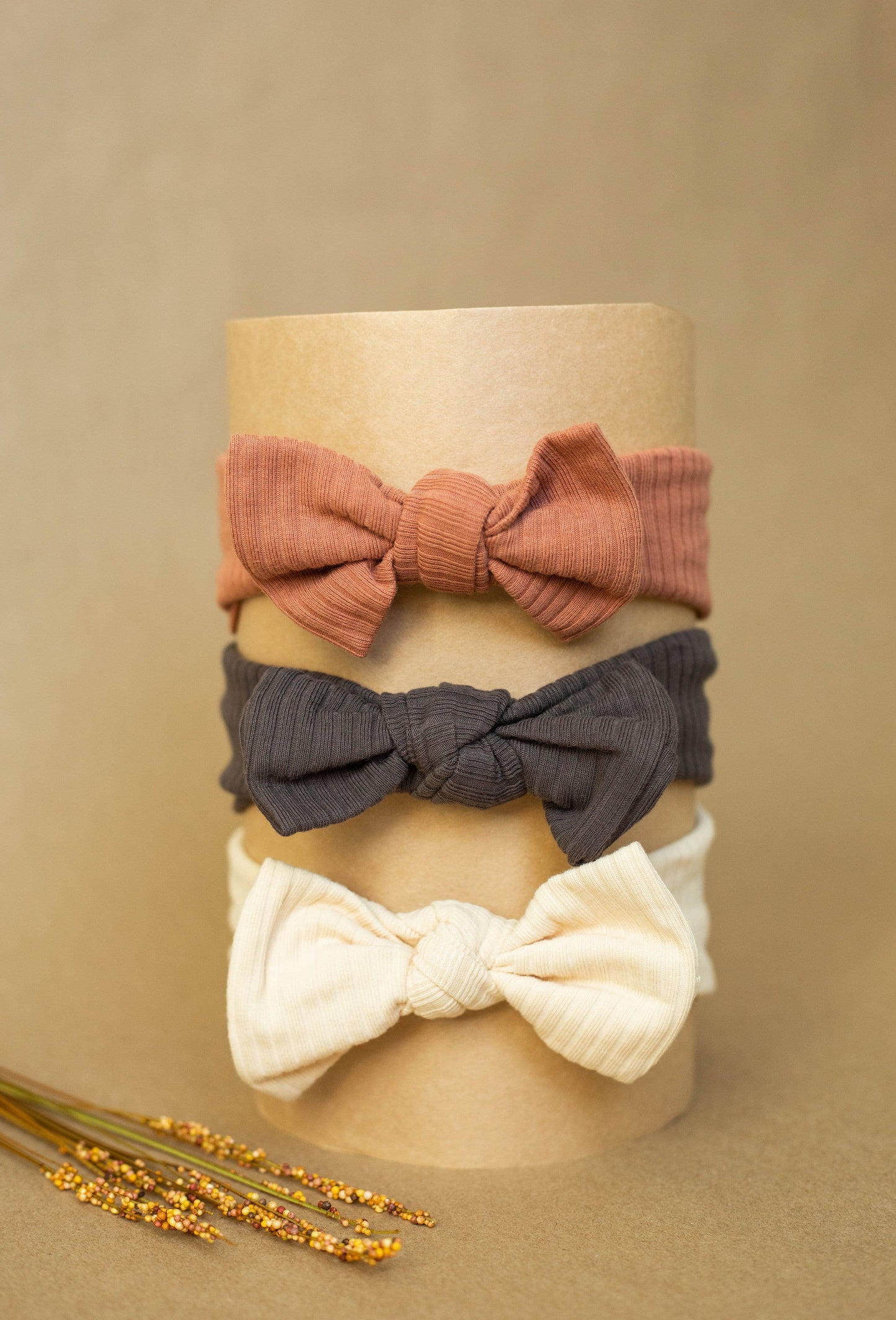 Organic Baby Bow- Sage Green