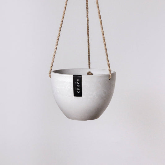 8" or 12" Signature Stone Hanging Planter Pot