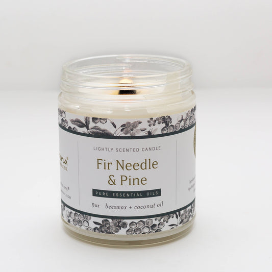 Fir Needle & Pine Essential Oil Jar Candle