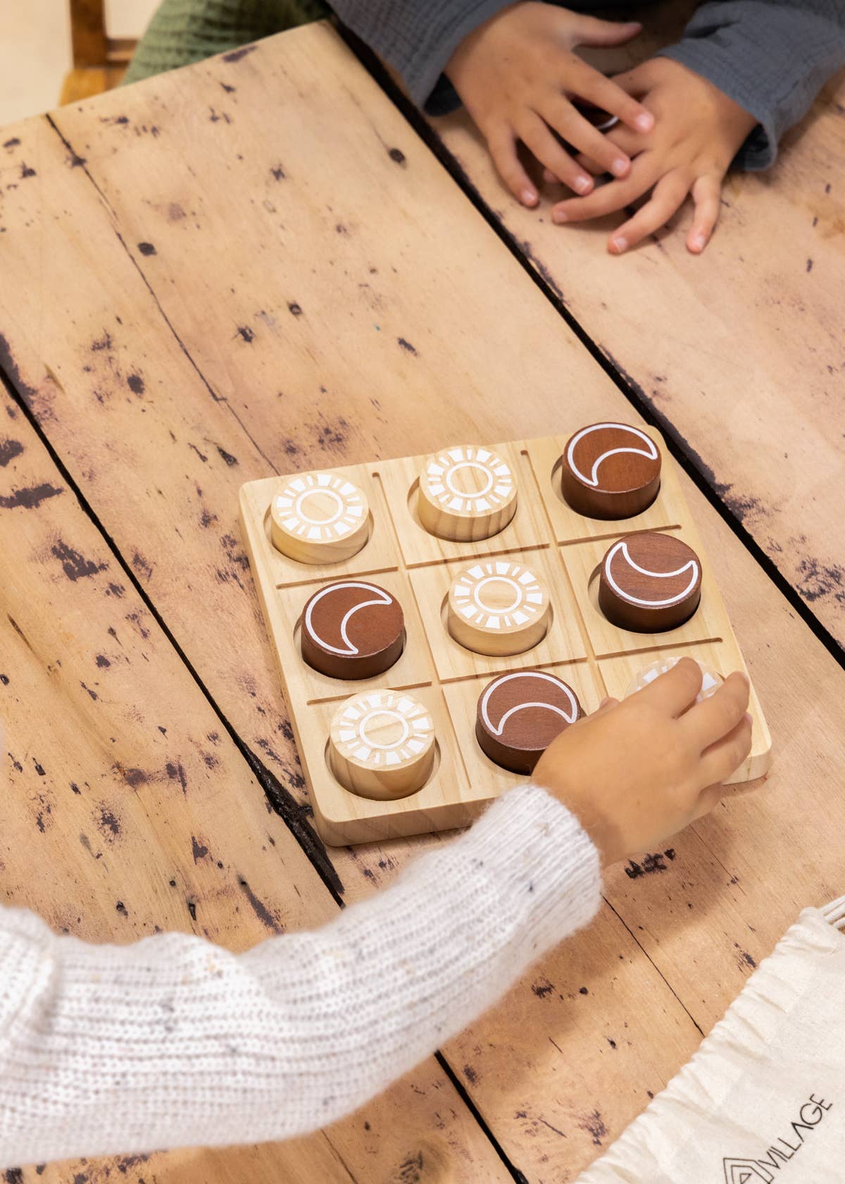 Wooden Tic Tac Toe Playset