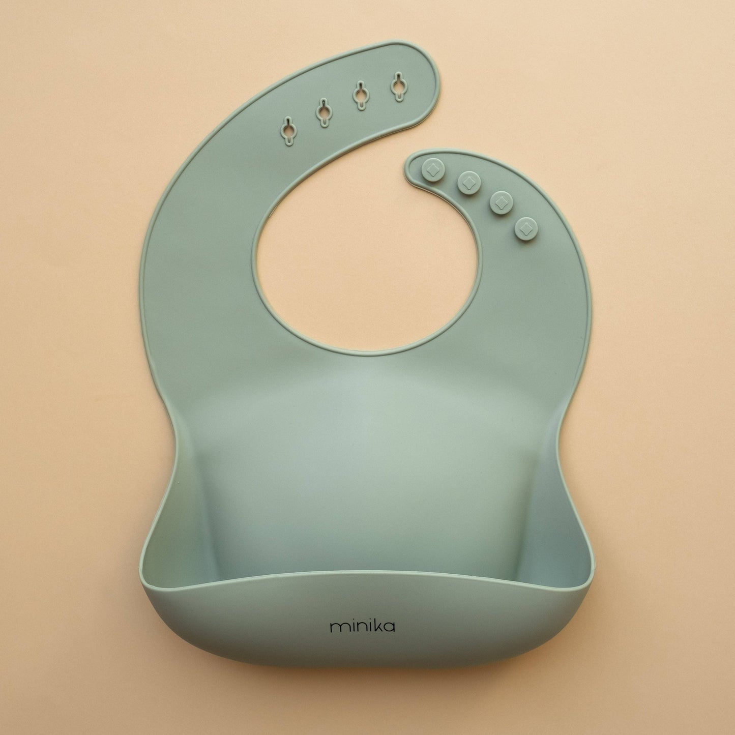Silicone bib - Sauge