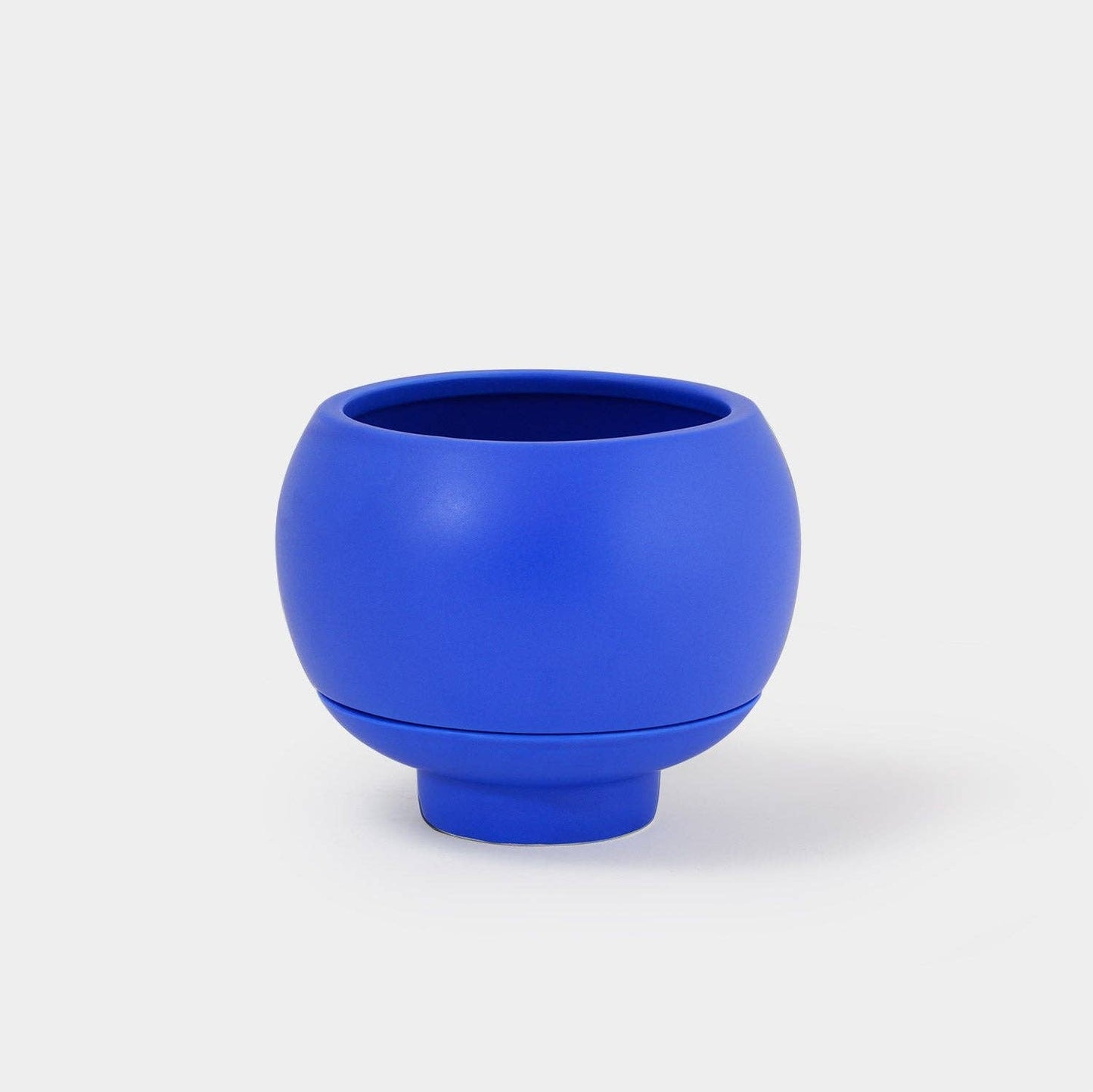 Sutton 15 Ceramic Self Watering Pot: Cobalt
