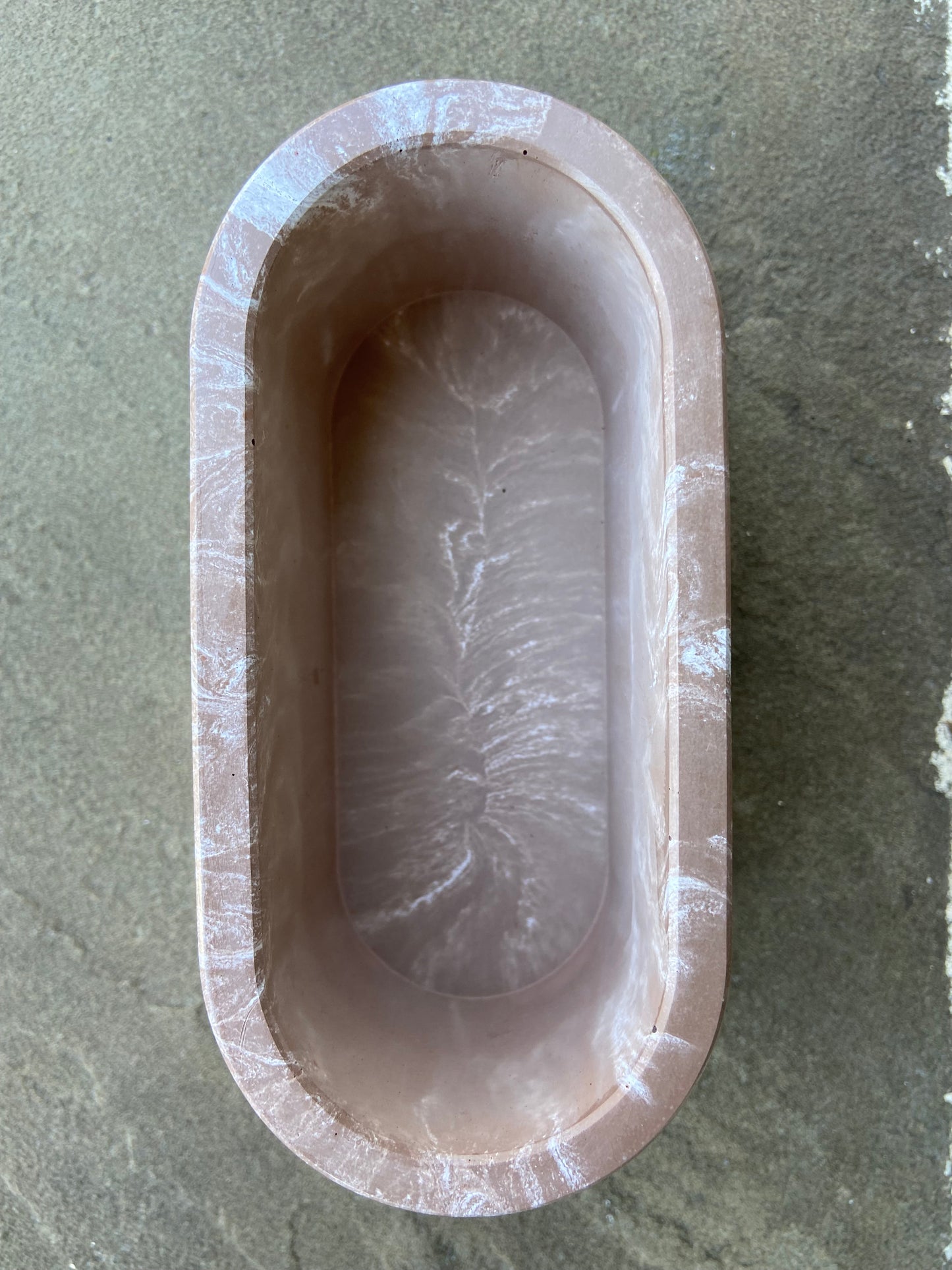 Oval Planter with Drip Tray