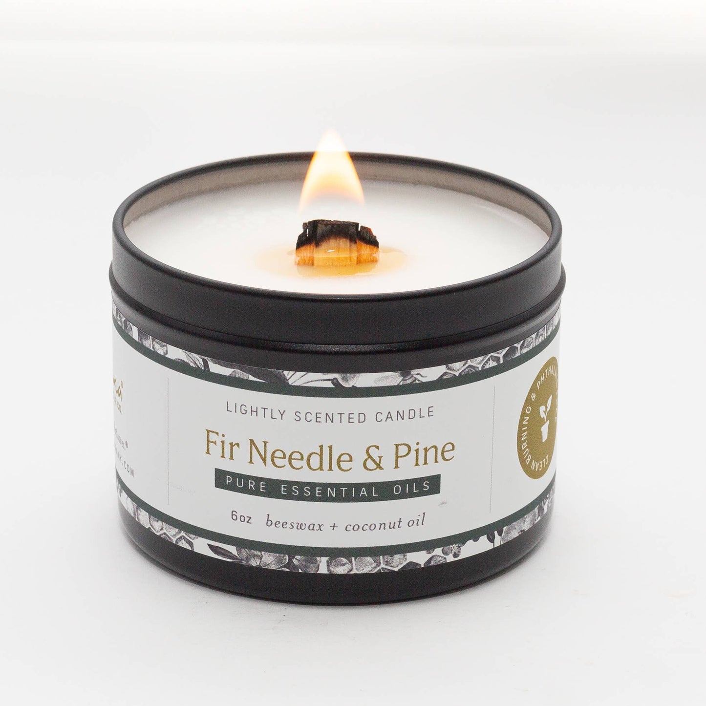 Fir Needle & Pine Essential Oil Small Tin Candle
