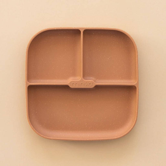 Silicone plate - Almond