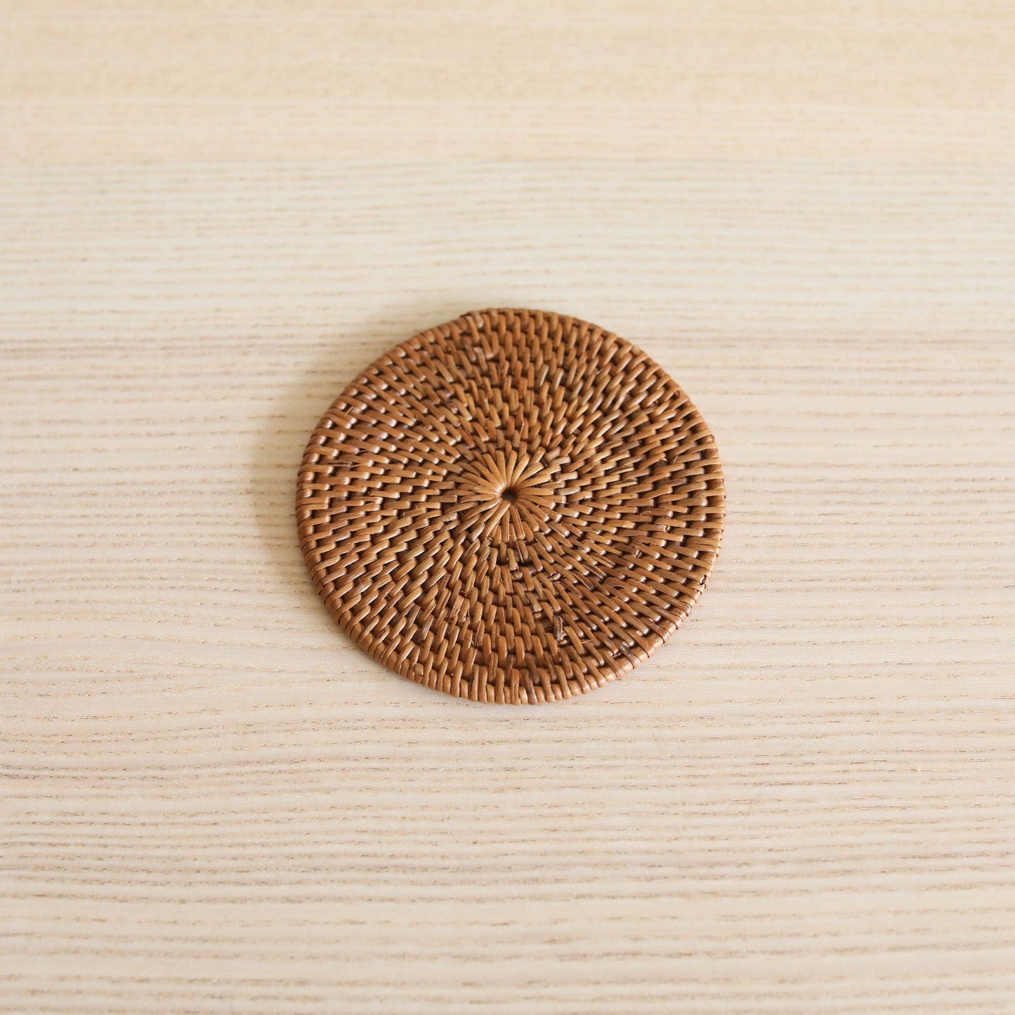 Bali Rattan Cup Coaster - Set of 5