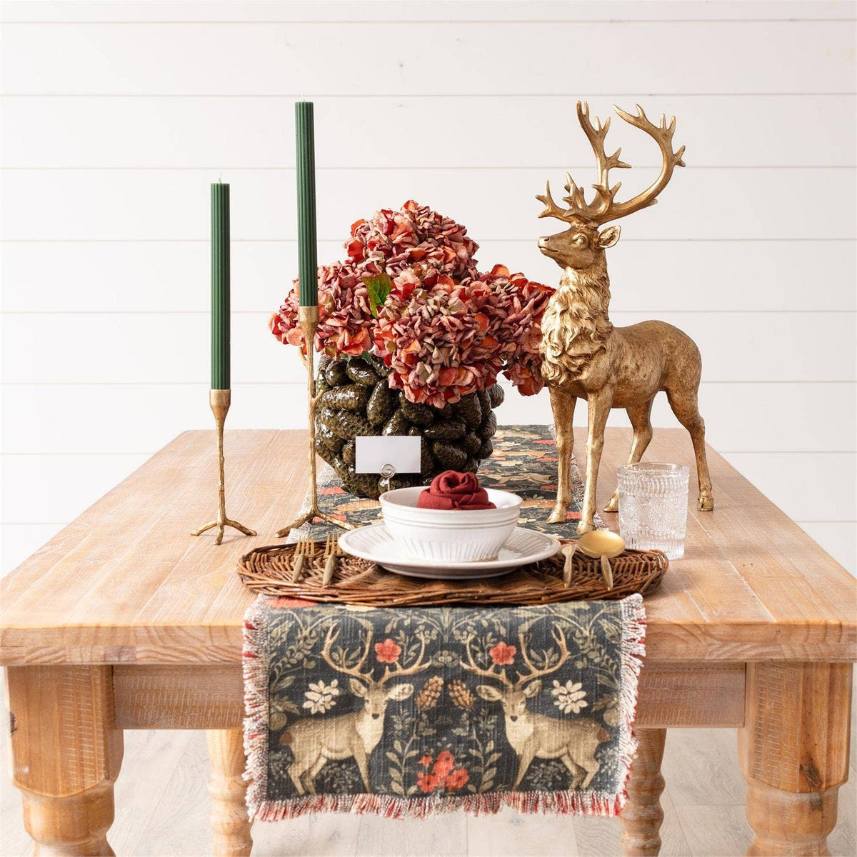 Balmoral Deer Print Table Runner