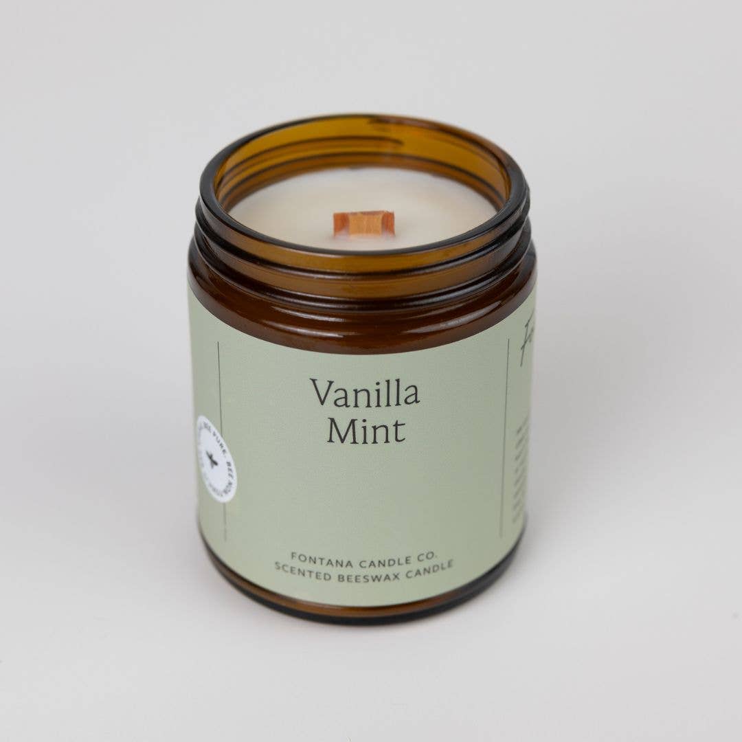 Vanilla Mint Essential Oil Jar Candle
