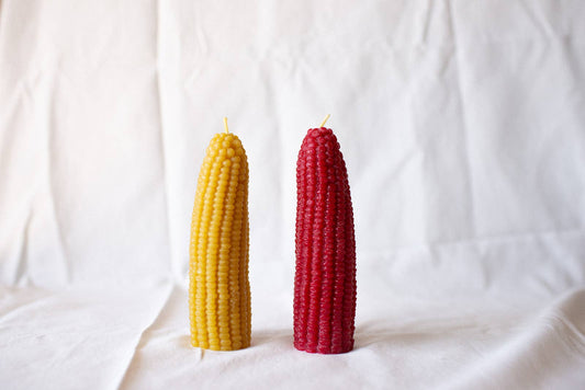 Corn Beeswax Candle
