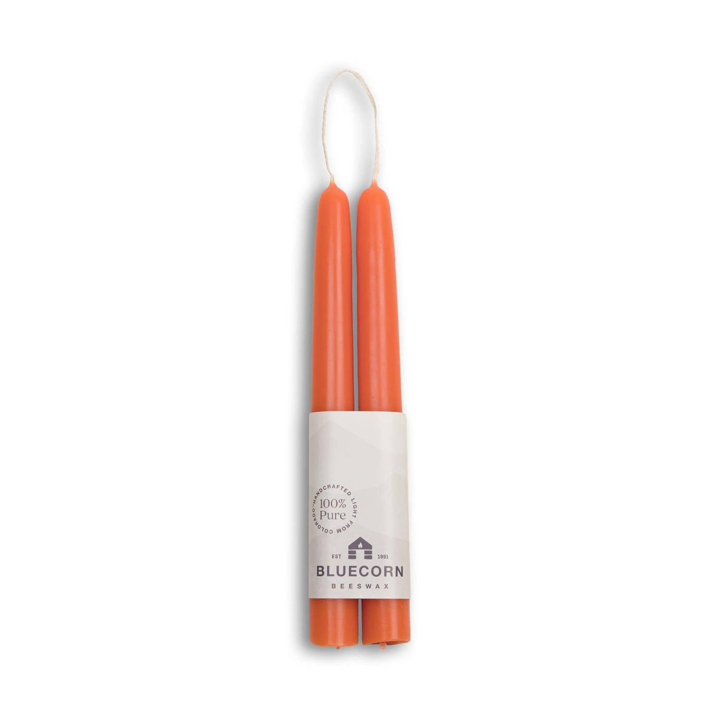 Hand-Dipped Beeswax Candle Red