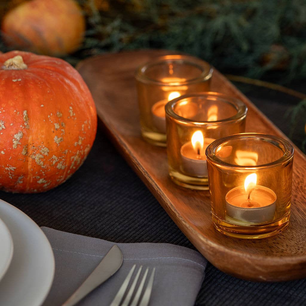 Pure Beeswax Tea Light Candles – Handmade in Colorado