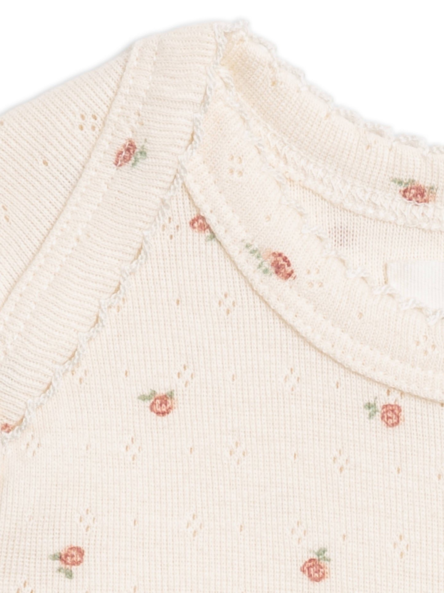 Josie Pointelle Short Sleeve Bodysuit - Rosa Floral / Ballet: 6-12M