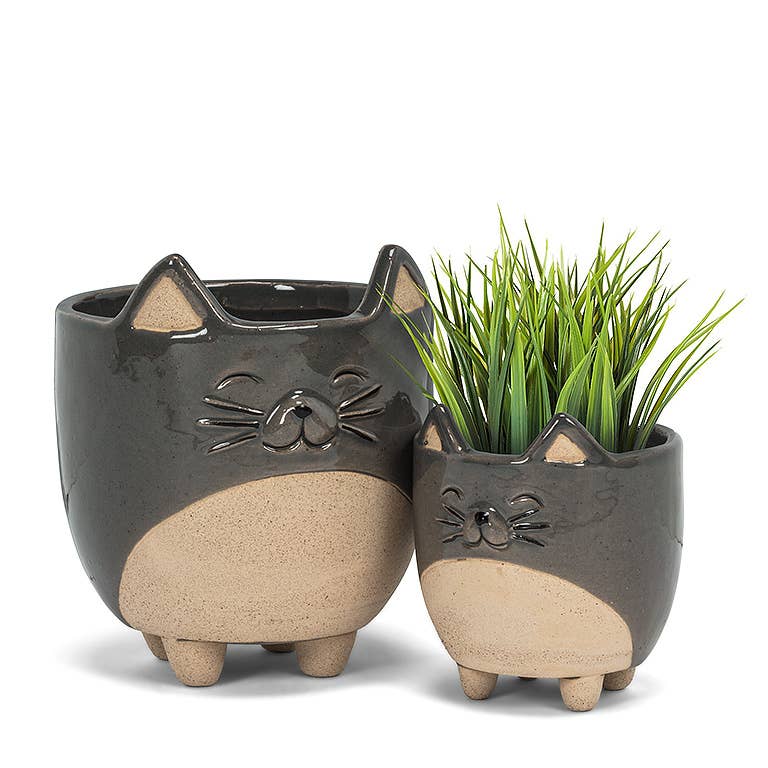 Cat on Legs Planter-Small
