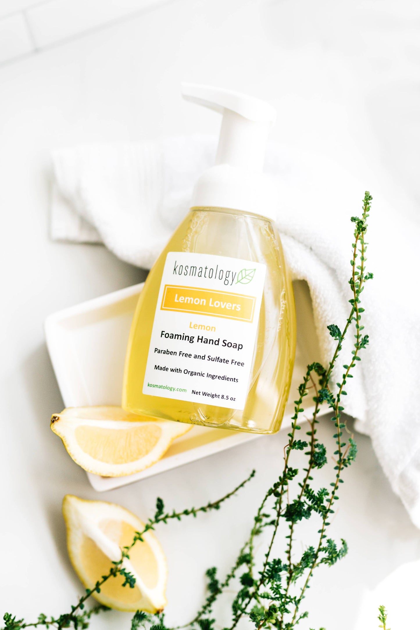 Lemon Foaming Hand Soap | Organic - 8.5 oz