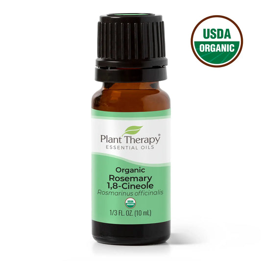 Organic Rosemary 1,8-Cineole Essential Oil 10 mL