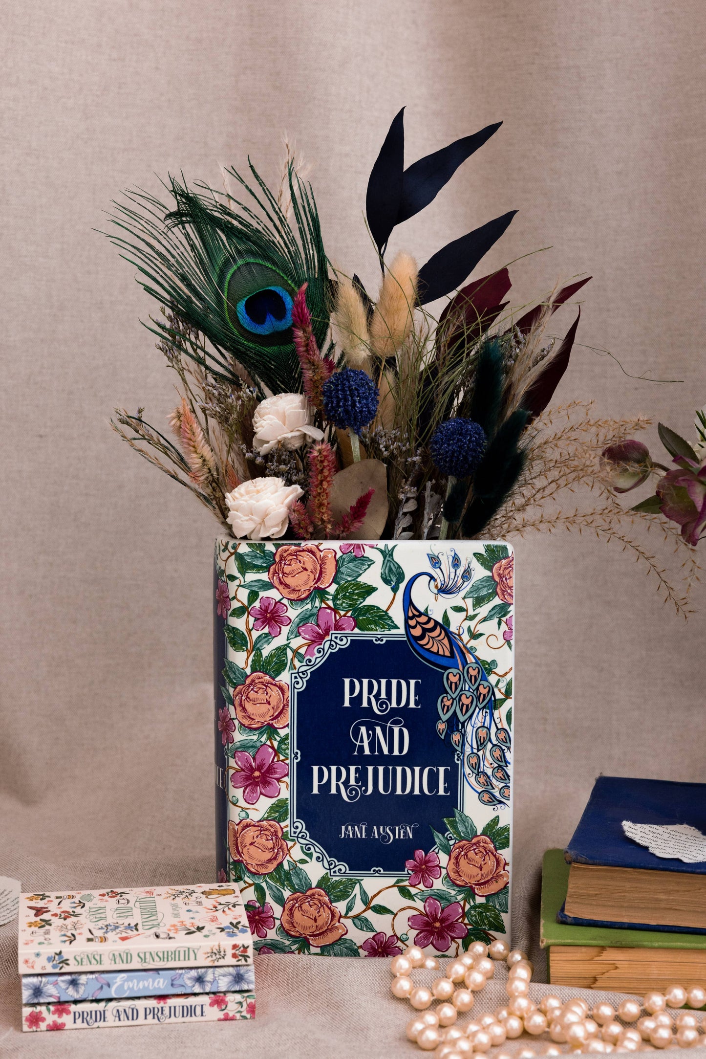 Pride and Prejudice Book Vase