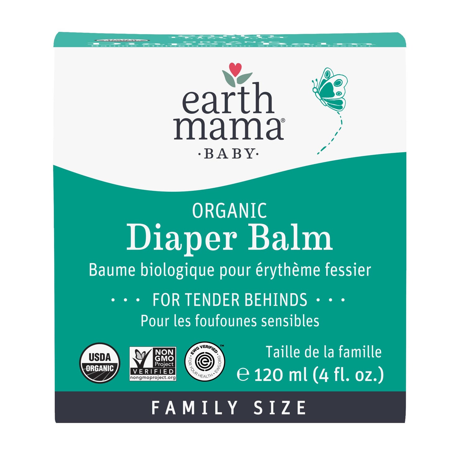 Organic Diaper Balm: 2oz