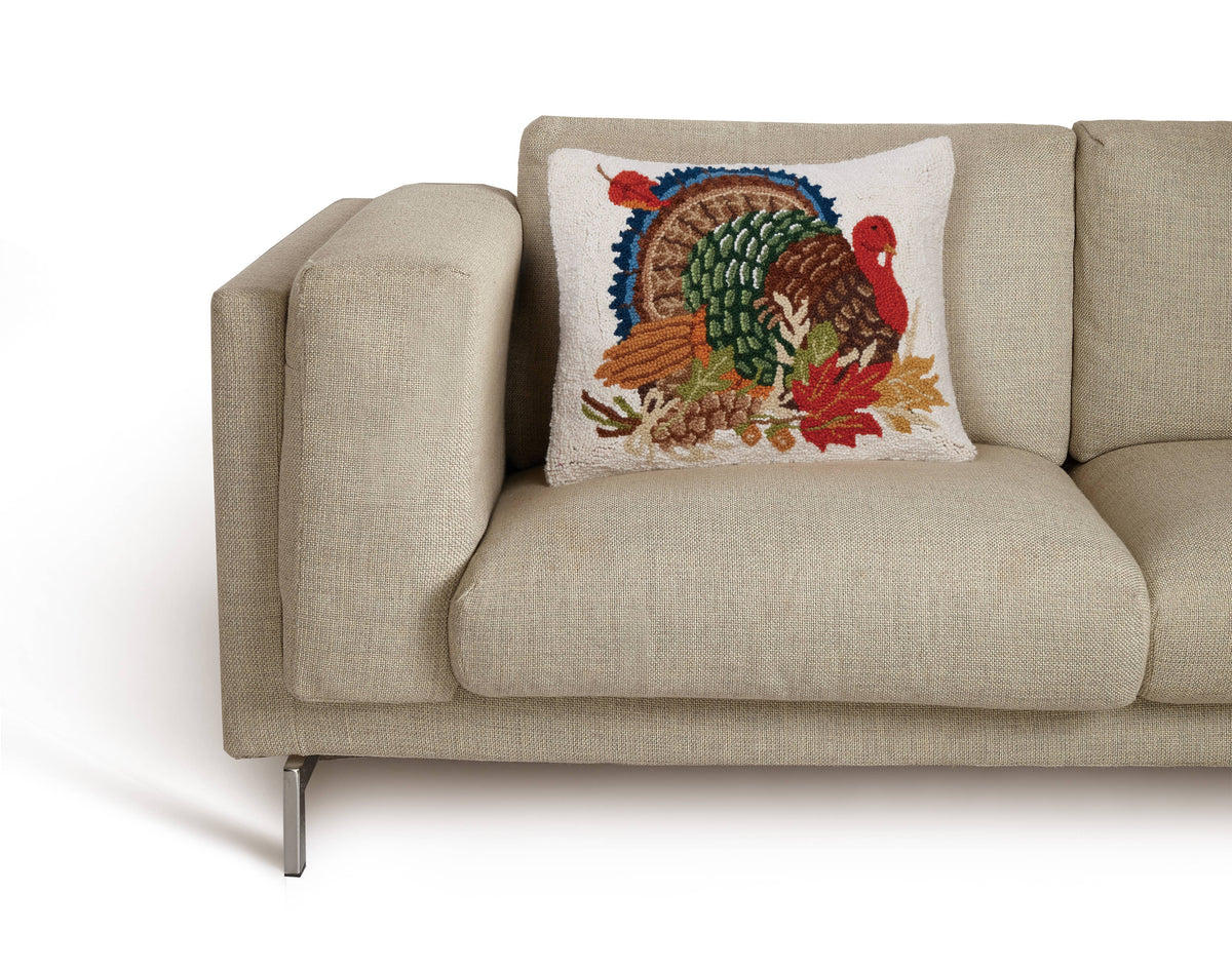 Turkey Hook Pillow - Mary Lake Thompson
