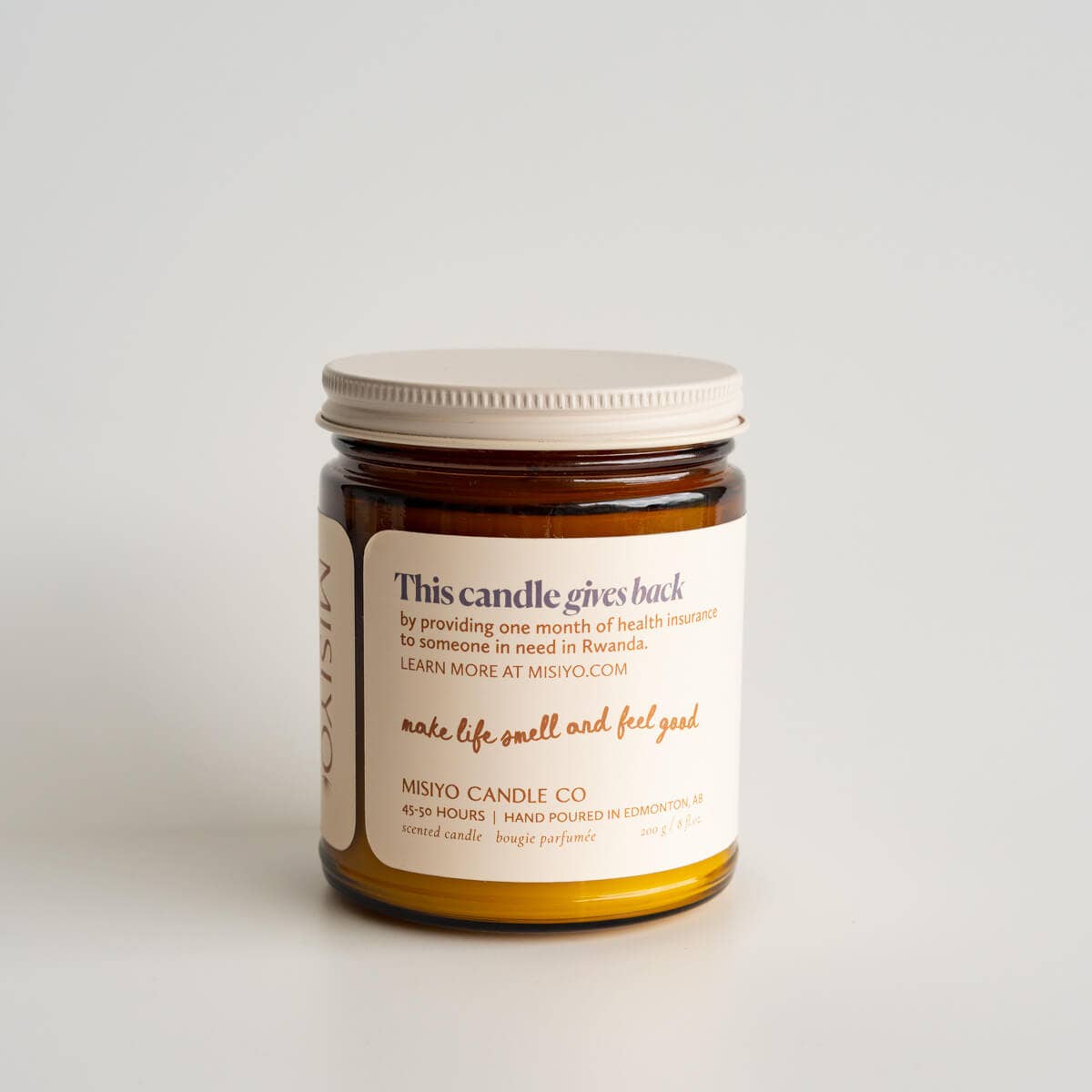 Rosewood + Amethyst | Canadian Beeswax Candle *NEW*