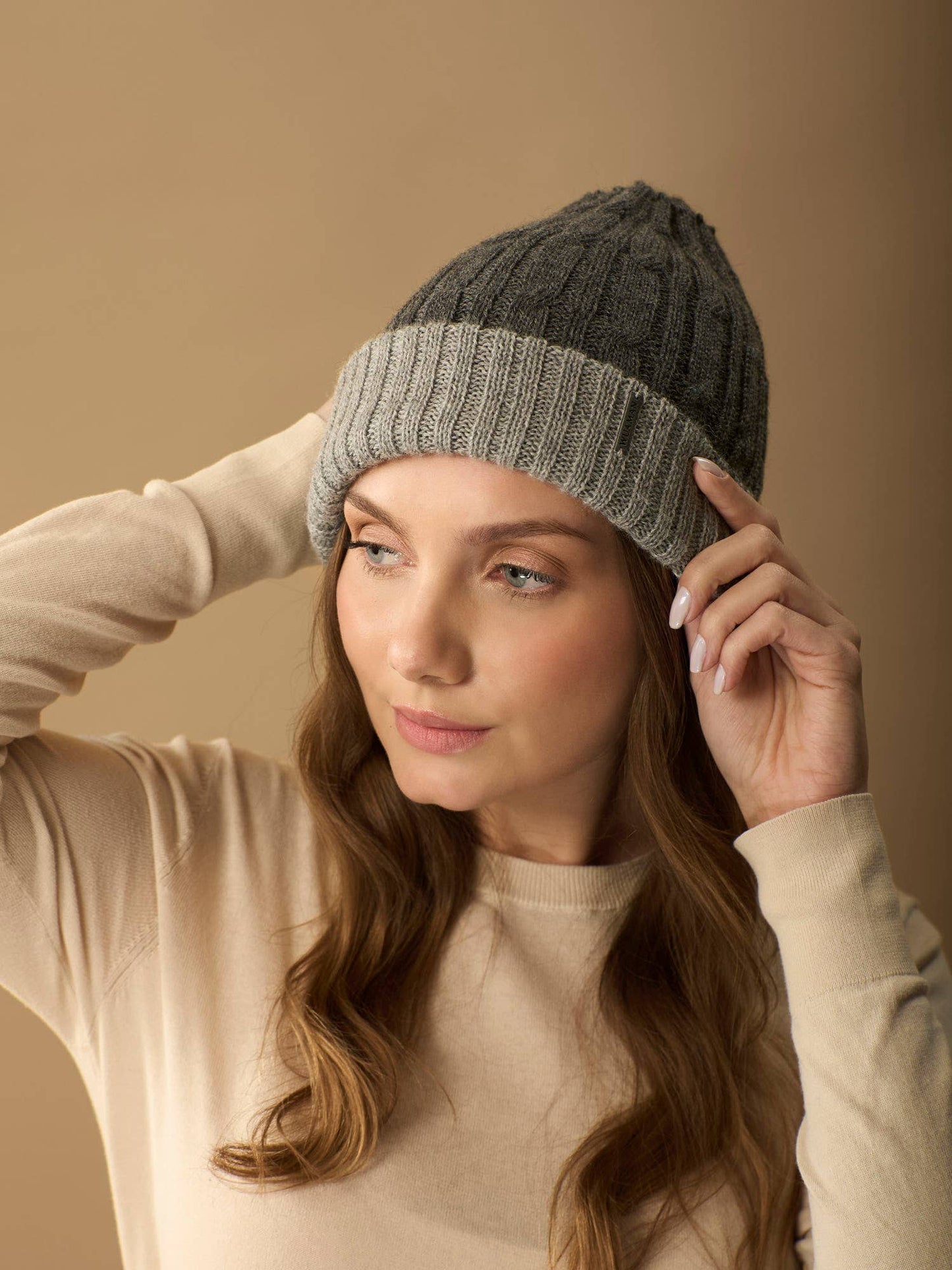 Beanie | Unisex Hat | Cable Knit