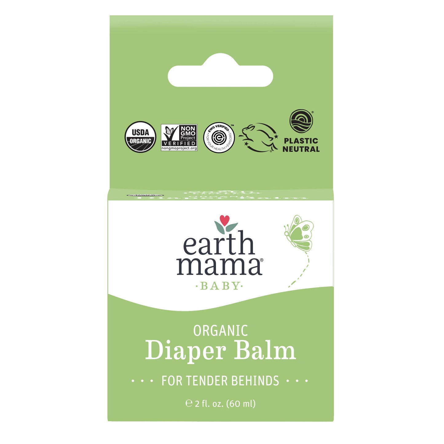 Organic Diaper Balm: 2oz