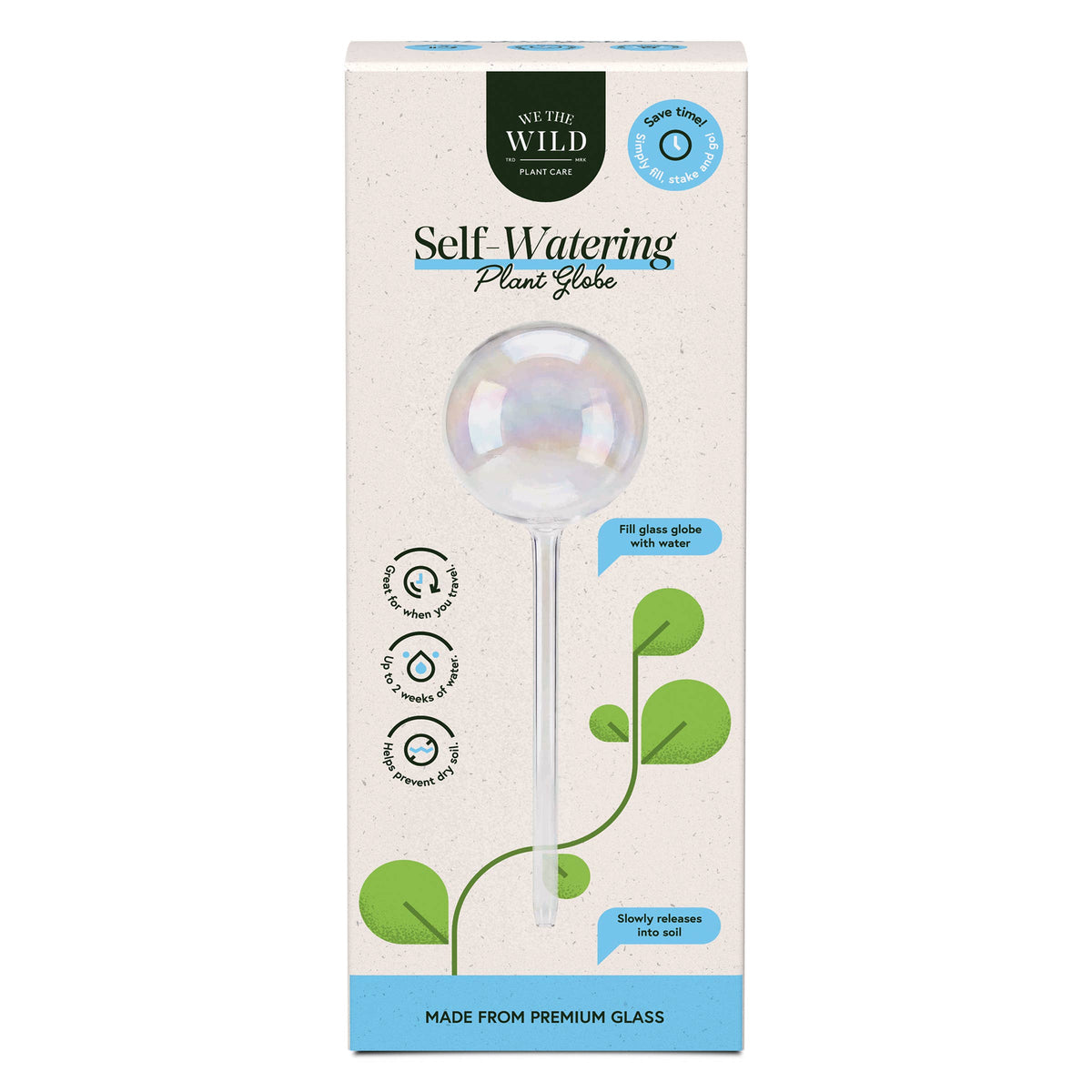 Self-Watering Globe Iridescent