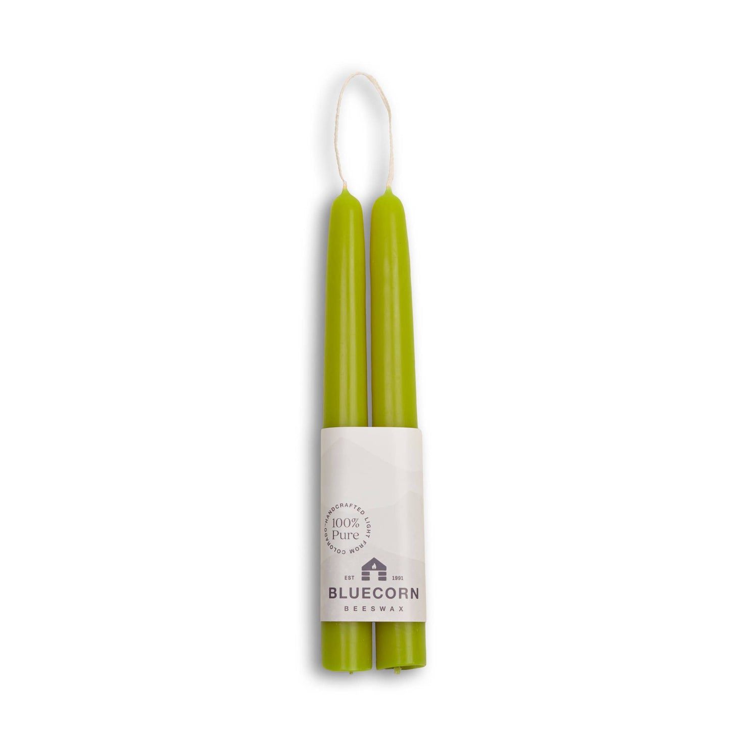 Hand-Dipped Beeswax Candle Red