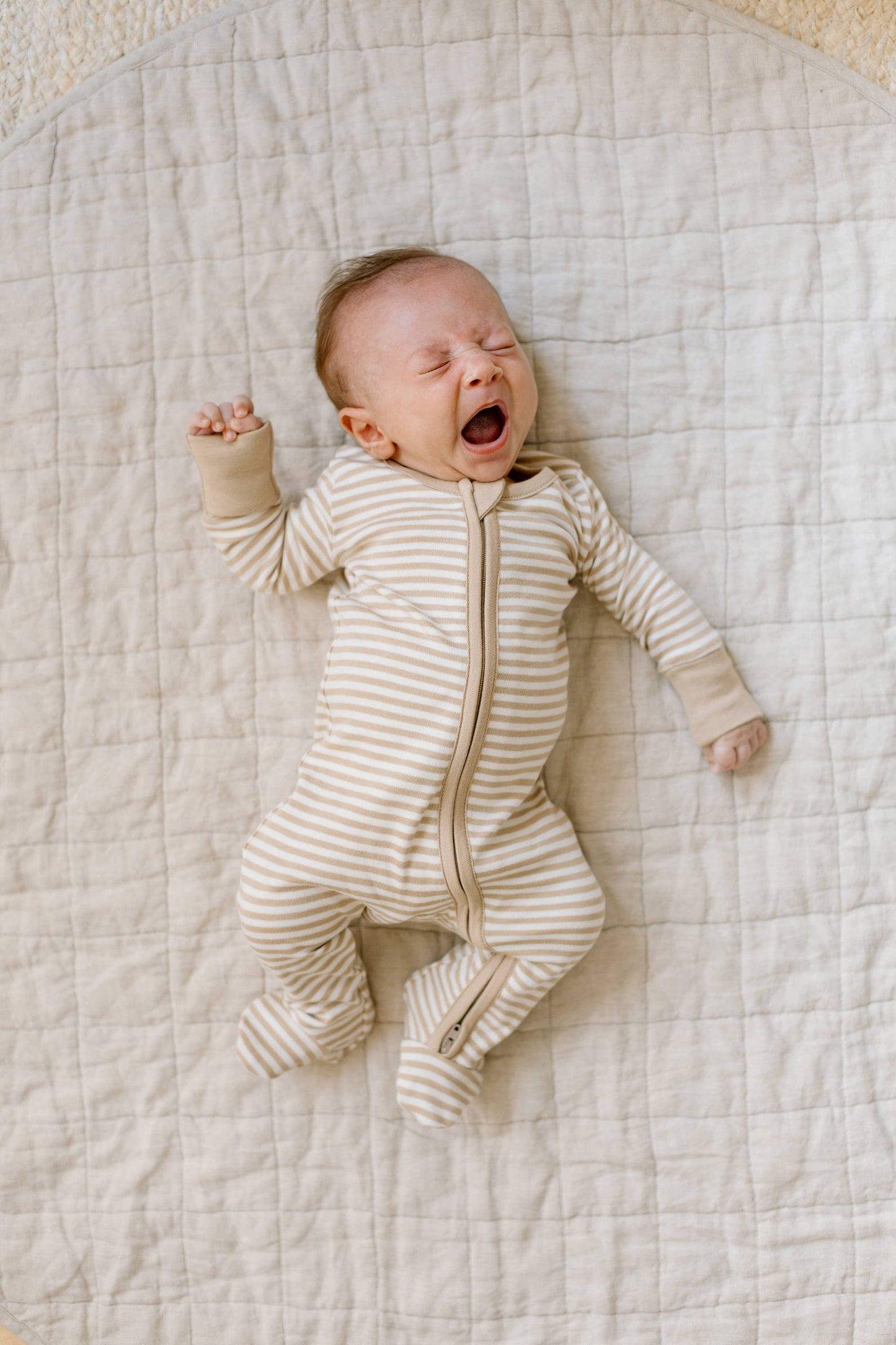 Peyton Zipper Sleeper - Stripe Collection