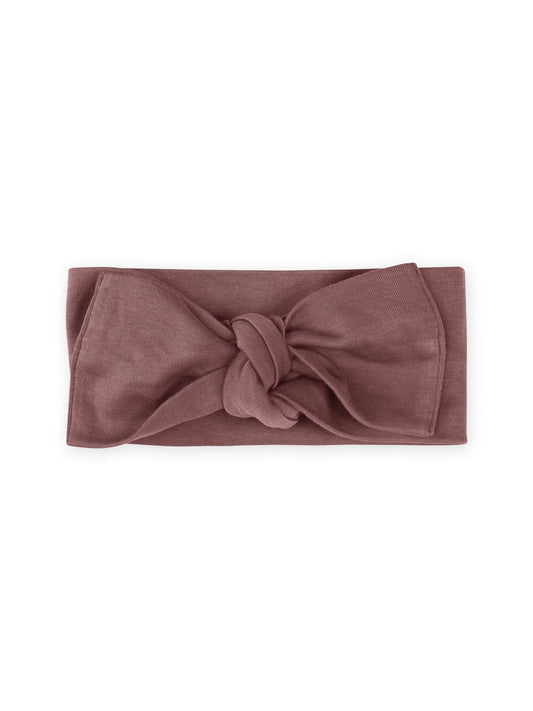 Organic Baby Knot Bow Wrap - Aster