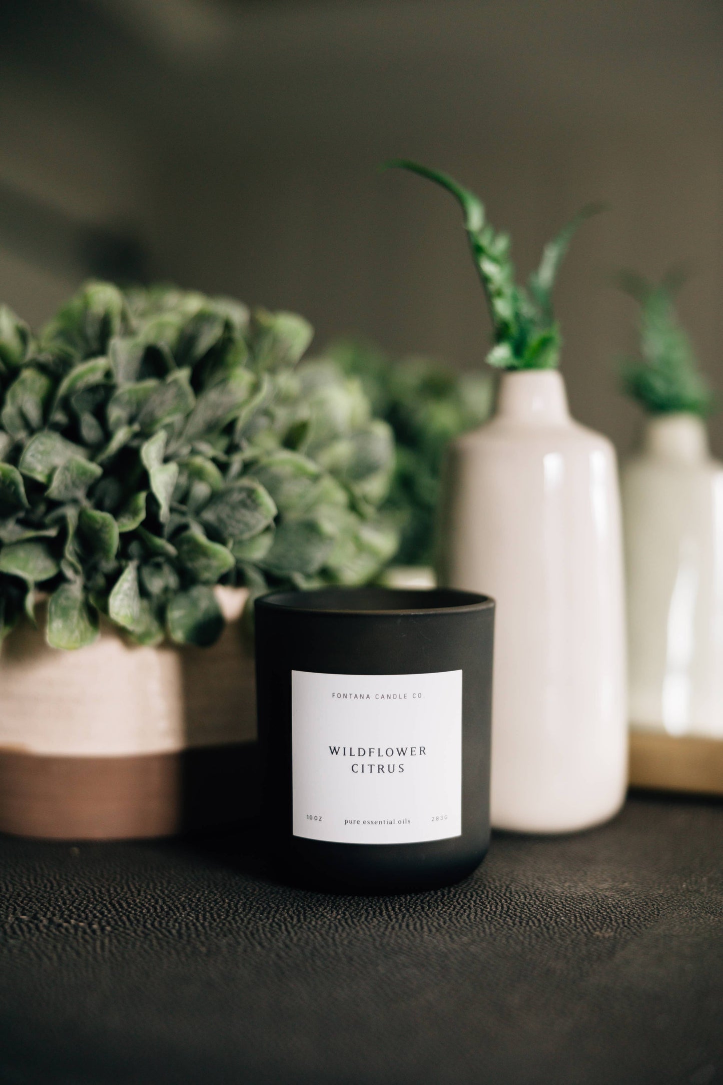 The Luxe Beeswax Essential Oil Natural Candle Collection: Lemongrass Eucalyptus