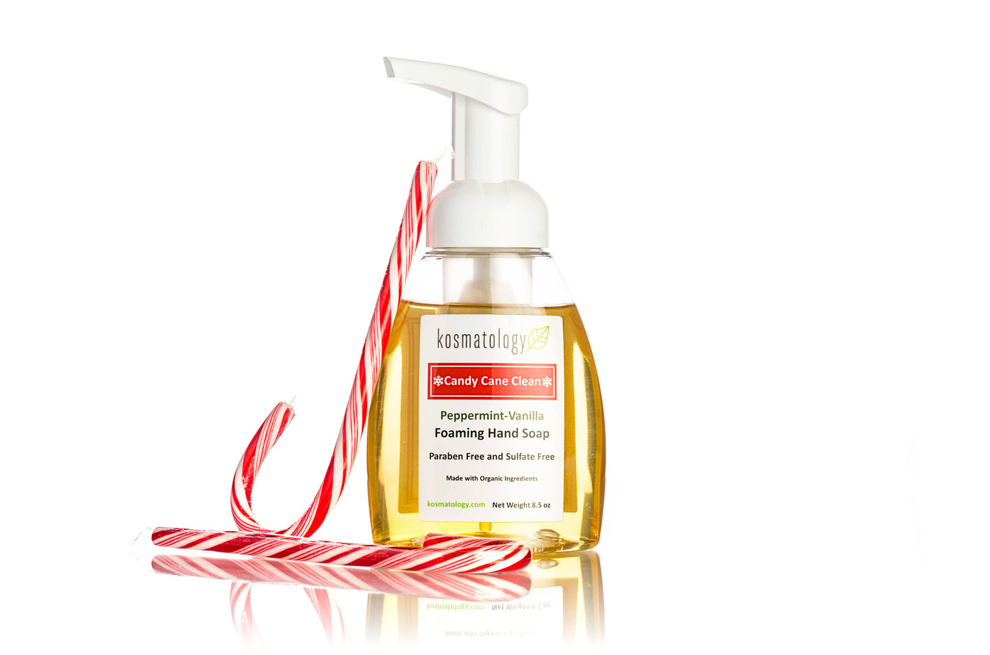 Limited Edition Holiday Foaming Hand Soaps - 8.5 oz: Candy Cane Clean