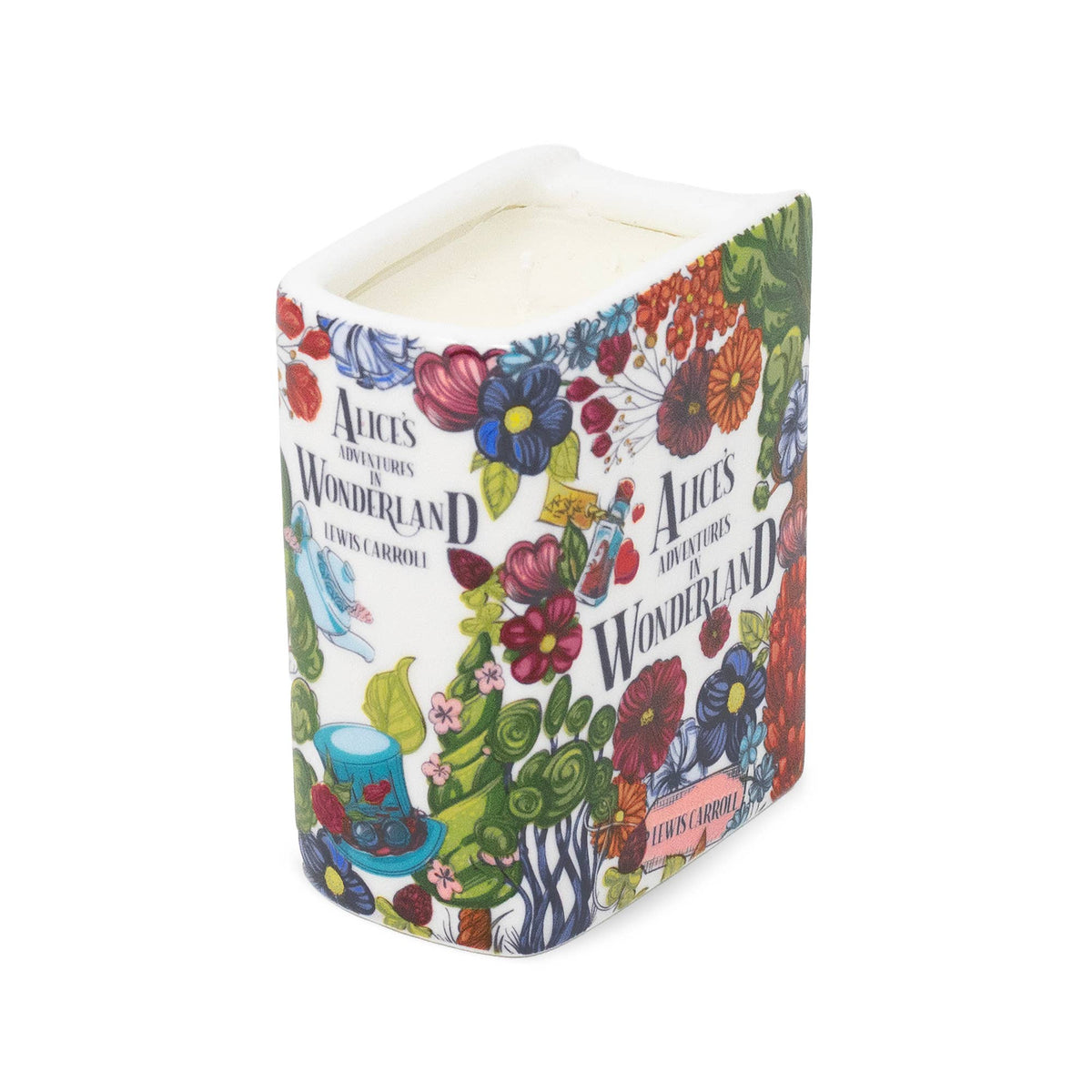Alice in Wonderland Book Candle