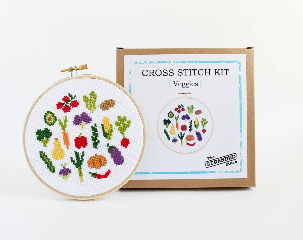Veggies Cross Stitch DIY Kit