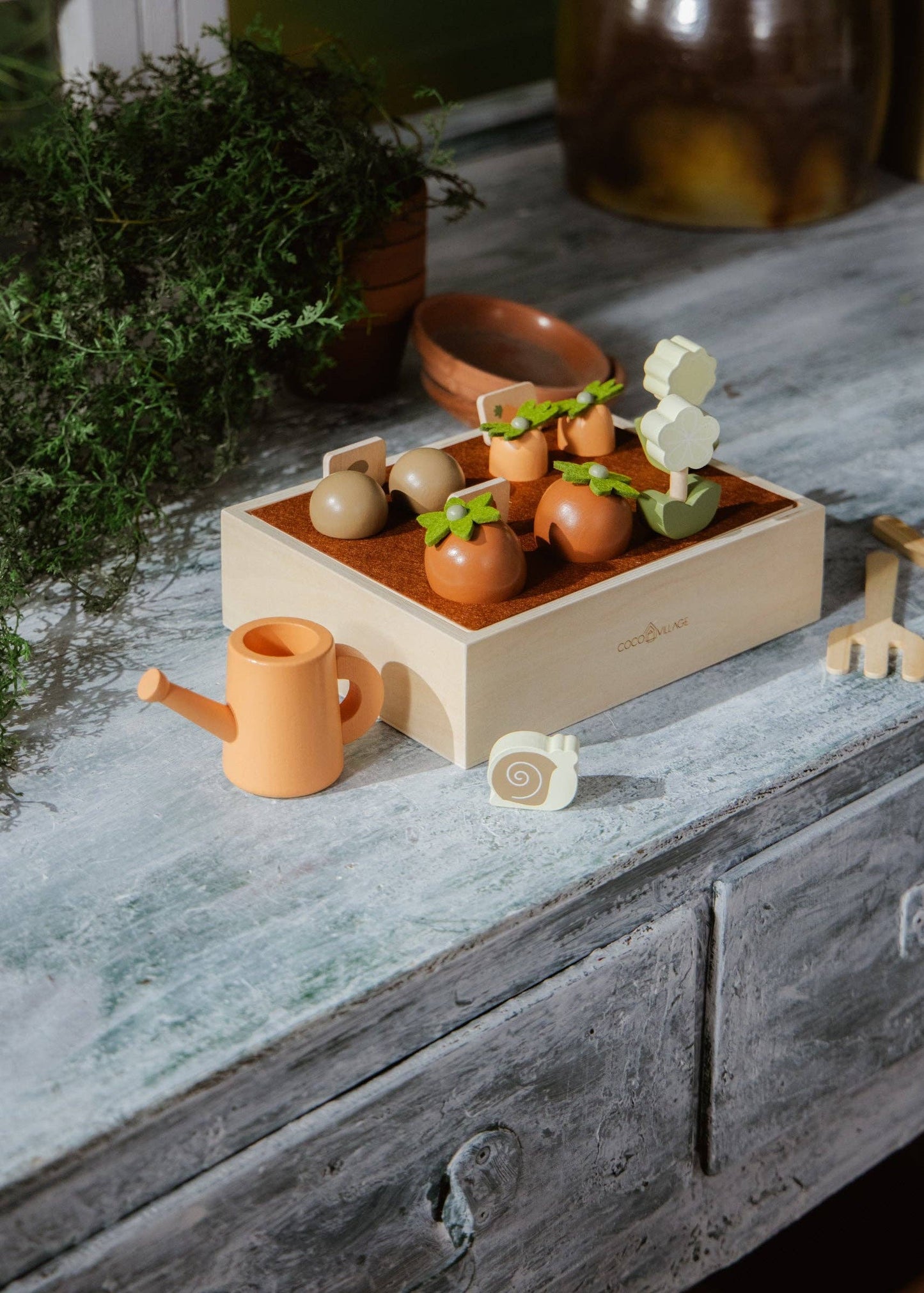 Wooden Gardening Playset and Accessories