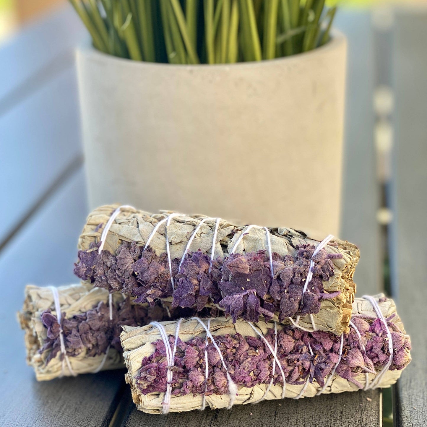 White Sage with Dried Lavender