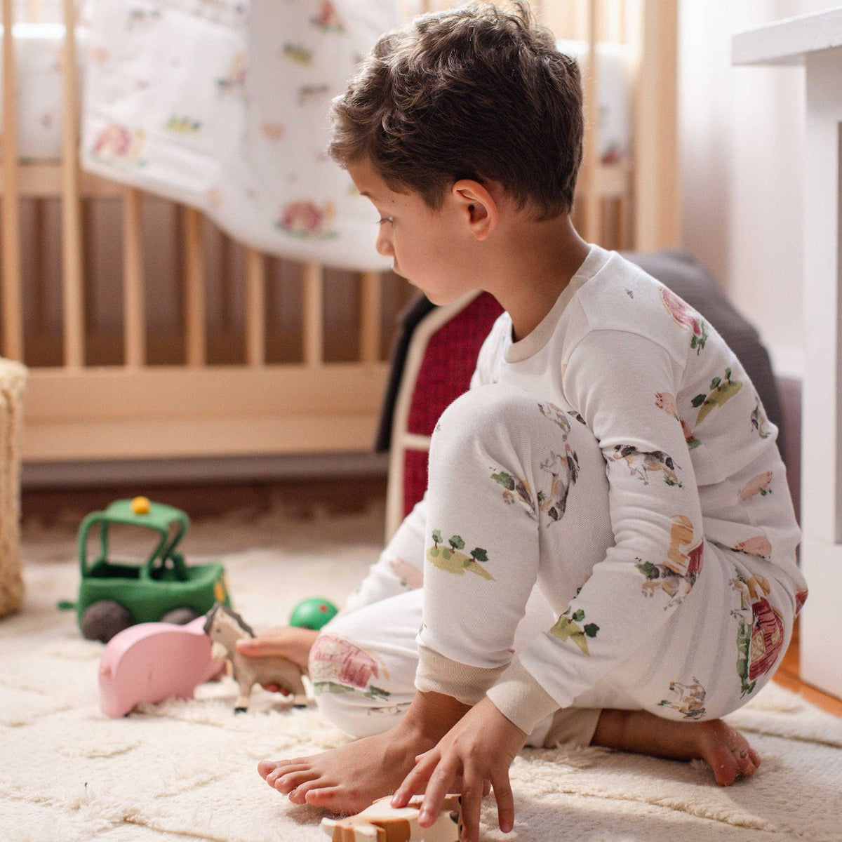 Barnyard Organic Cotton Two-Piece Pajamas