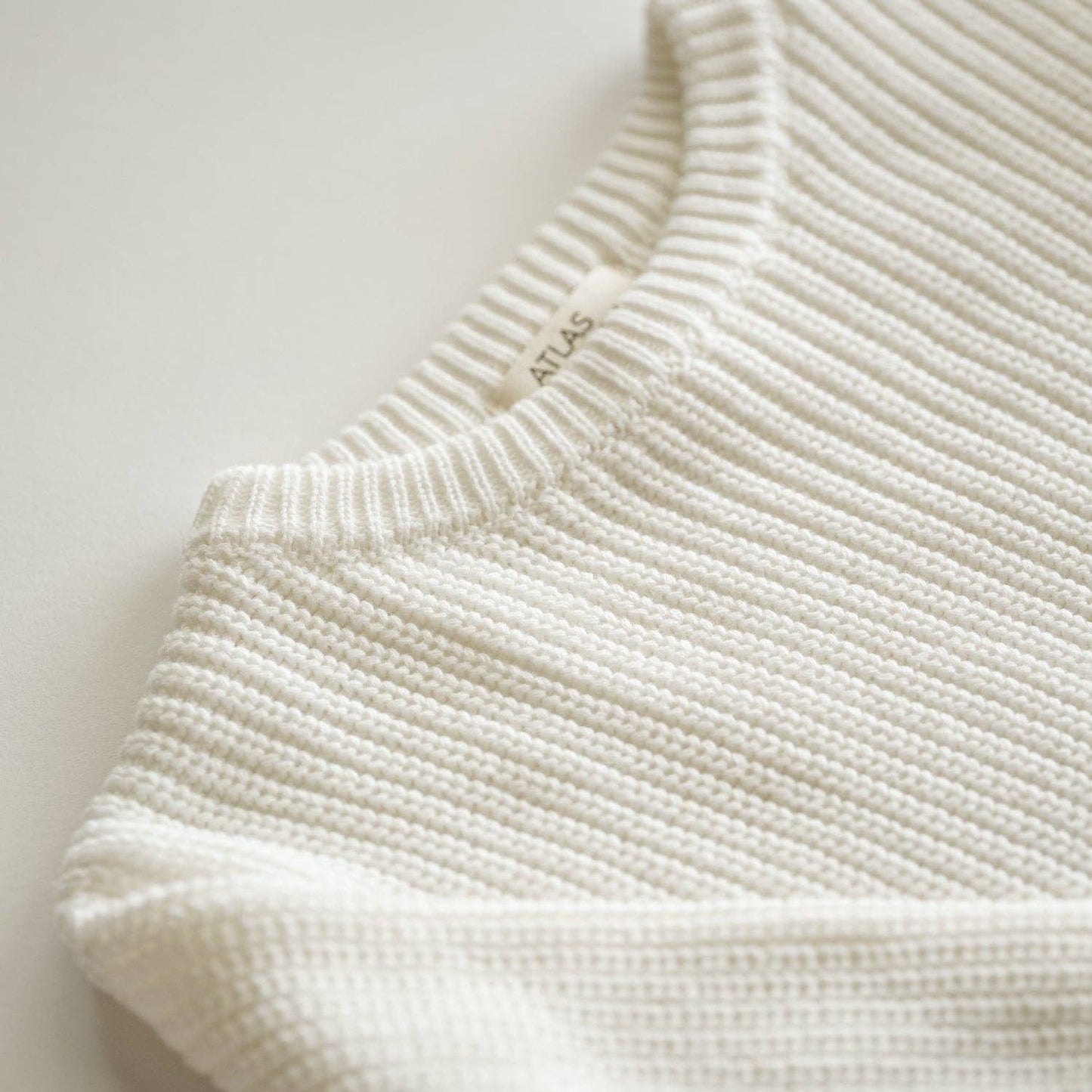 Organic Oversized Knit Sweater: Alfalfa / NB