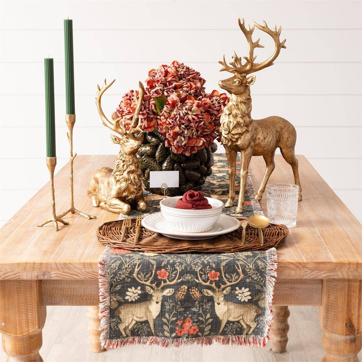 Balmoral Deer Print Table Runner