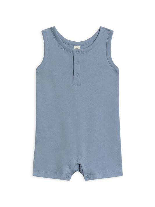 Organic Baby Nile Romper - Rain