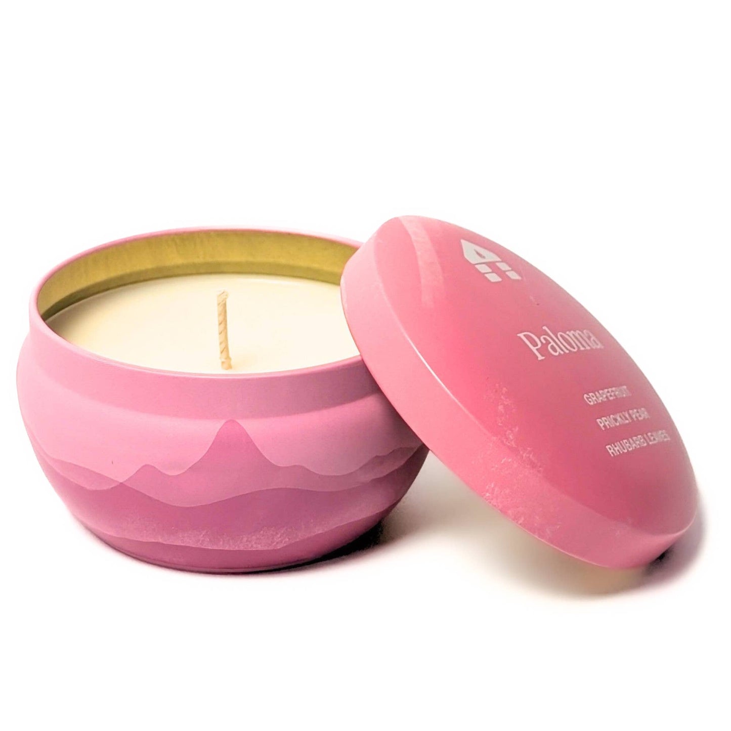 Paloma Grapefruit Scented Candle Bluecorn Aromática 8oz Tin