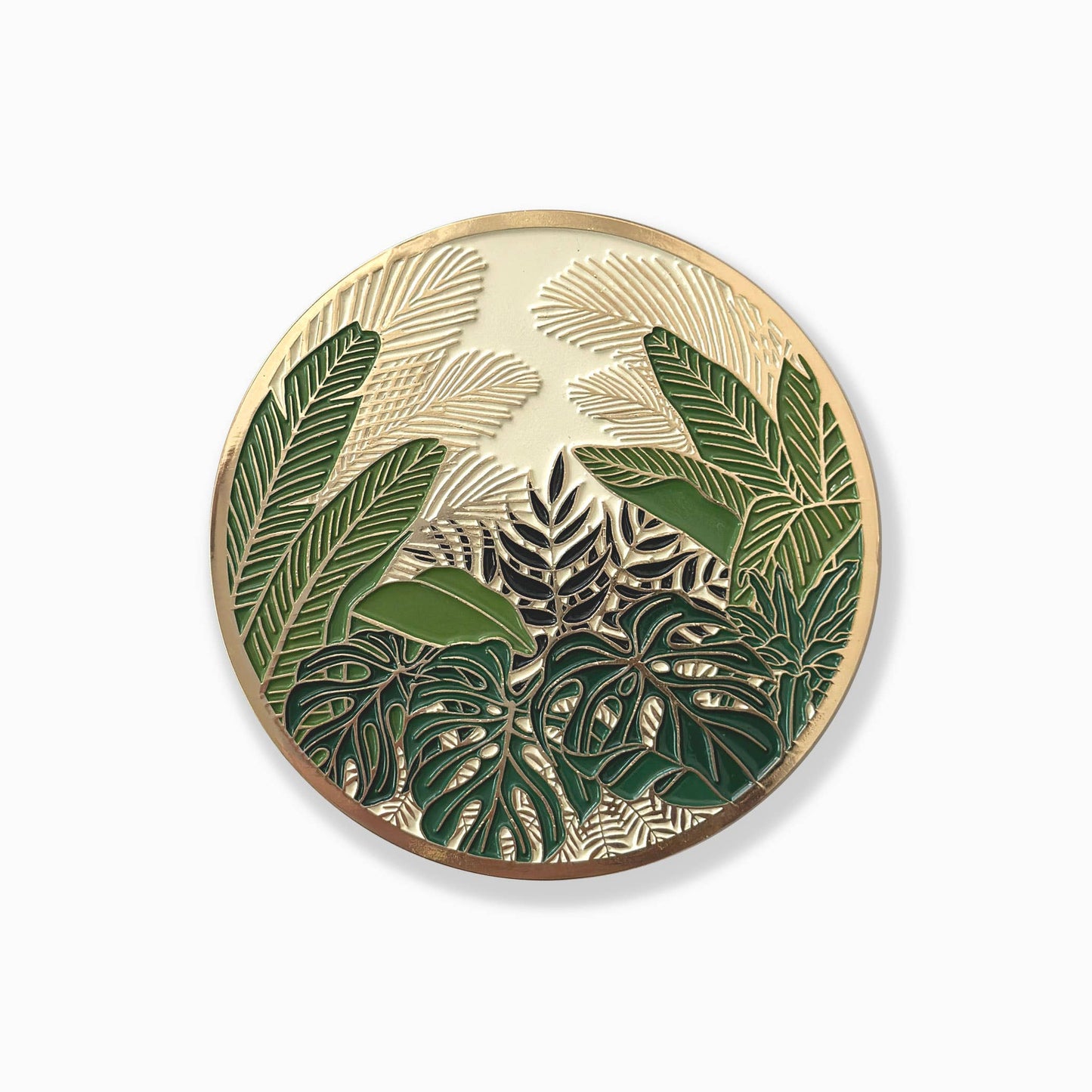 Tropical Conservatory Luxe Coaster | New Home Gift