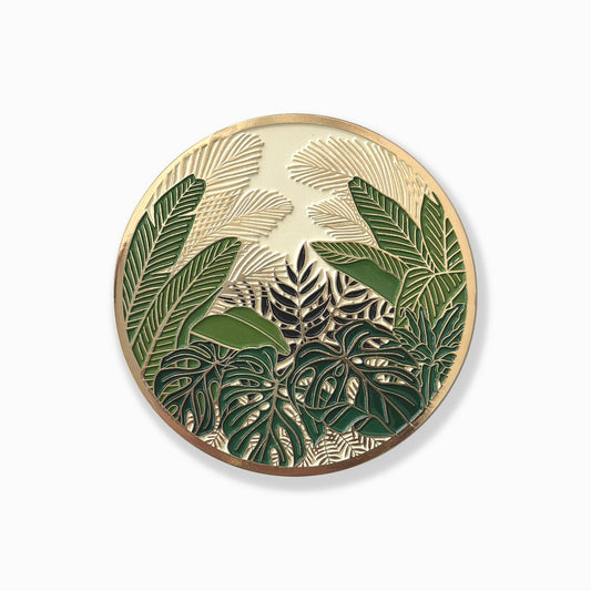 Tropical Conservatory Luxe Coaster | New Home Gift
